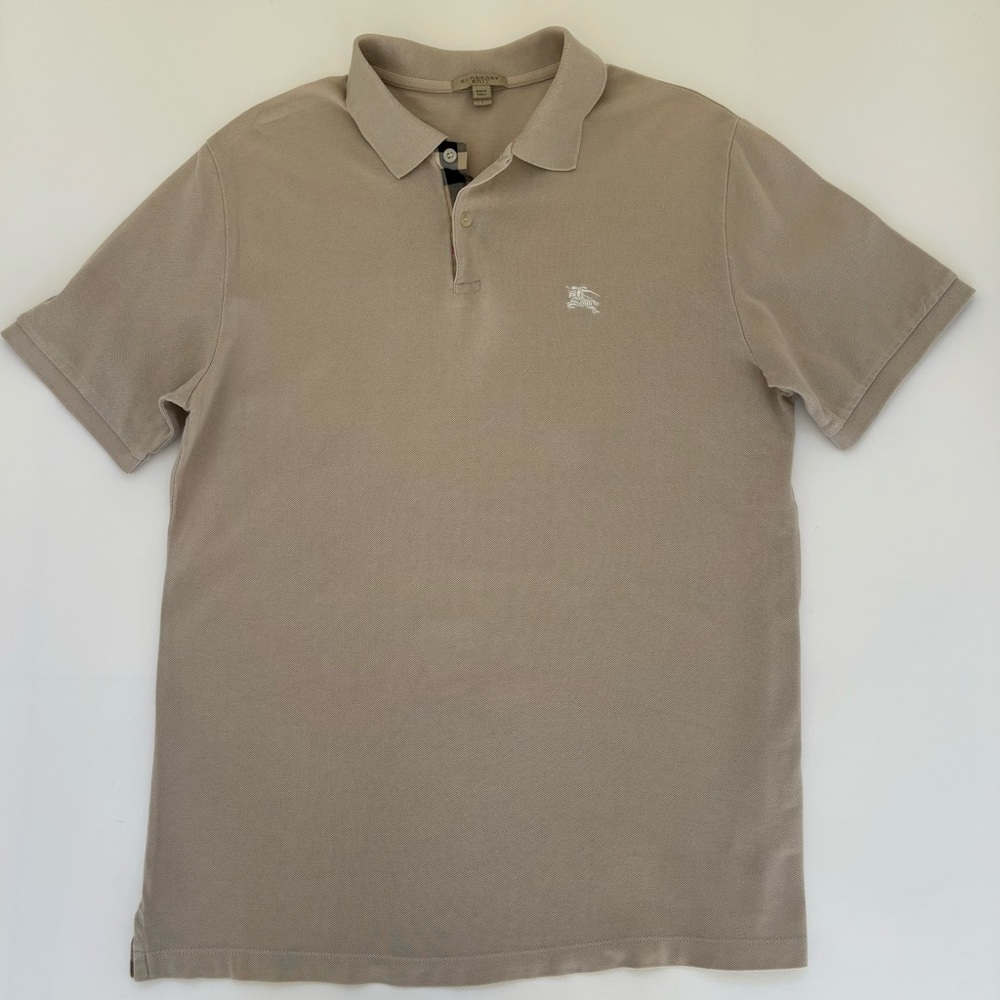 Burberry Brit.  Men’s polo shirt.  Large.  Cream.